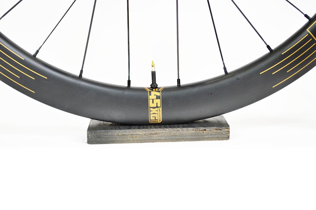45 XG Carbon Tubeless Ready Gravel and Road Clincher wheels